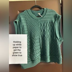 Free People - Take the Plunge sweater vest - large